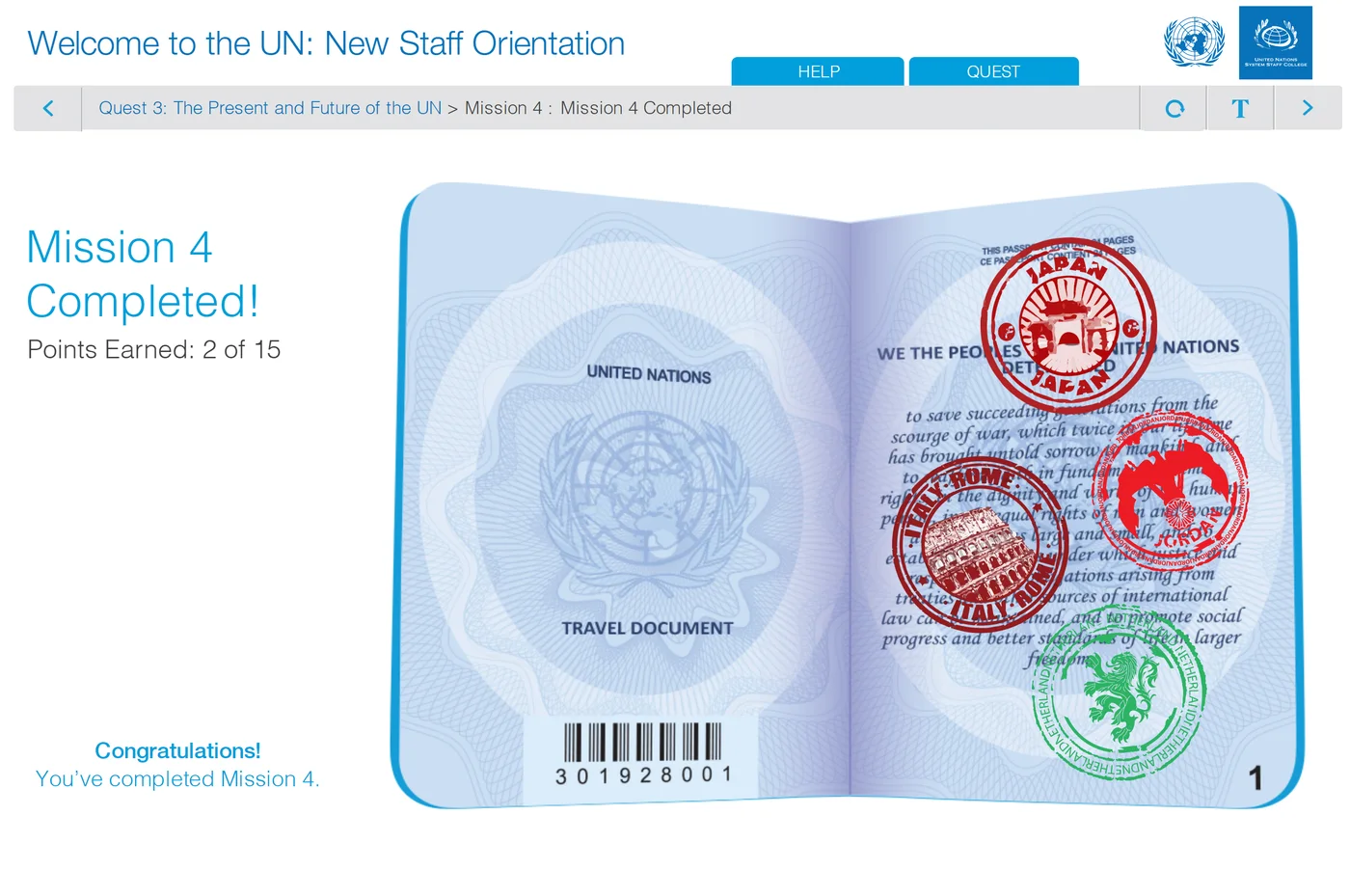 United Nations System Staff College (UNSSC) screenshot 4