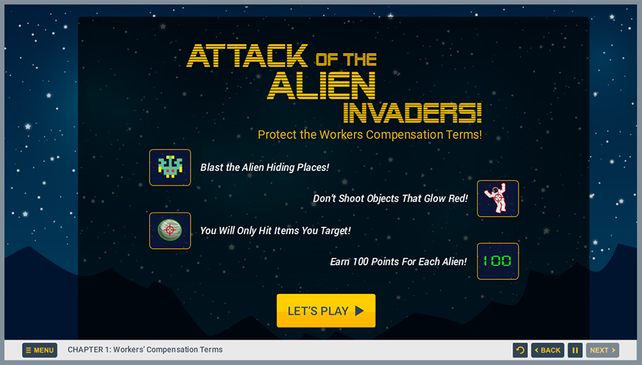 Game: Attack of the Alien Invaders!